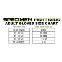 Specimen Fight Gear Silver Centurion Gloves