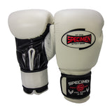 Specimen Centurion White Boxing Gloves. Buy gloves and get a free pair of hand wraps!